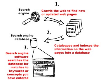 how does google search engine work